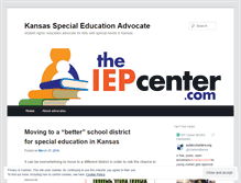 Tablet Screenshot of kansasspecialeducationadvocate.wordpress.com