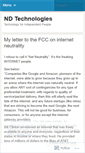 Mobile Screenshot of ndtechnologies.wordpress.com