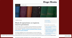 Desktop Screenshot of hugomosinmercap.wordpress.com