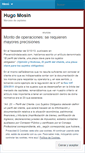 Mobile Screenshot of hugomosinmercap.wordpress.com