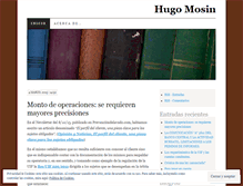 Tablet Screenshot of hugomosinmercap.wordpress.com