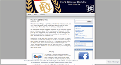 Desktop Screenshot of dundeefcblog.wordpress.com