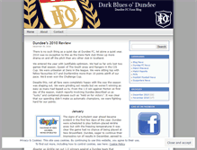Tablet Screenshot of dundeefcblog.wordpress.com