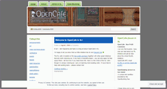 Desktop Screenshot of opencafeinsl.wordpress.com