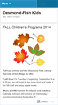 Mobile Screenshot of desmondfishlibrary.wordpress.com
