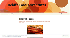 Desktop Screenshot of heidisfoodadventures.wordpress.com