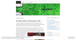 Desktop Screenshot of penwheel.wordpress.com