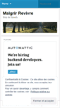 Mobile Screenshot of maigrirrevivre.wordpress.com