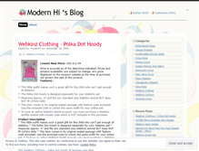 Tablet Screenshot of modernhi.wordpress.com