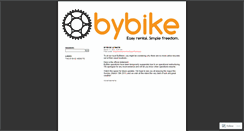 Desktop Screenshot of bybike.wordpress.com