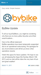 Mobile Screenshot of bybike.wordpress.com