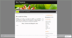 Desktop Screenshot of monparapluie.wordpress.com