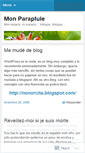 Mobile Screenshot of monparapluie.wordpress.com