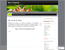 Tablet Screenshot of monparapluie.wordpress.com