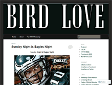 Tablet Screenshot of birdloveblog.wordpress.com