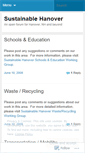Mobile Screenshot of hanoverrecycles.wordpress.com