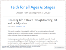 Tablet Screenshot of lifespanfaithdevelopment.wordpress.com