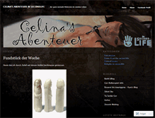 Tablet Screenshot of celinasabenteuer.wordpress.com