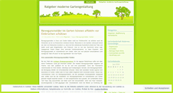 Desktop Screenshot of gartenlandschaft.wordpress.com