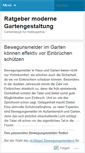 Mobile Screenshot of gartenlandschaft.wordpress.com