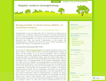 Tablet Screenshot of gartenlandschaft.wordpress.com