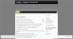 Desktop Screenshot of lazygle.wordpress.com