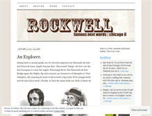 Tablet Screenshot of johnnyrockwell.wordpress.com