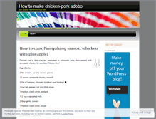 Tablet Screenshot of porkchickenadobo.wordpress.com