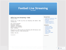 Tablet Screenshot of footylivestreaming.wordpress.com