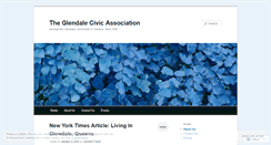 Desktop Screenshot of glendalecivicassociation.wordpress.com