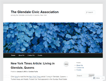 Tablet Screenshot of glendalecivicassociation.wordpress.com