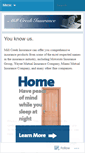 Mobile Screenshot of millcreekinsurance.wordpress.com