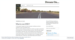 Desktop Screenshot of dreamonblog.wordpress.com