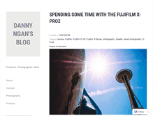 Tablet Screenshot of dannyngan.wordpress.com