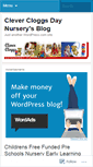 Mobile Screenshot of clevercloggsdaynusery.wordpress.com