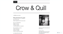 Desktop Screenshot of crowandquill.wordpress.com