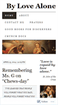 Mobile Screenshot of bylovealone.wordpress.com