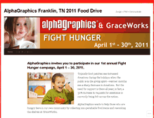 Tablet Screenshot of alphagraphics630.wordpress.com
