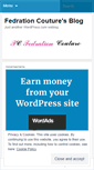 Mobile Screenshot of fedrationcouture.wordpress.com