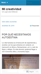 Mobile Screenshot of micreatividad1.wordpress.com