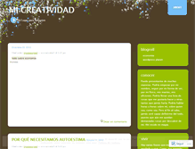 Tablet Screenshot of micreatividad1.wordpress.com