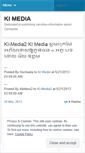 Mobile Screenshot of kimedia.wordpress.com