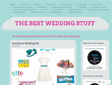 Tablet Screenshot of bestweddingstuff.wordpress.com