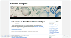 Desktop Screenshot of emotionalintelligenceprograms.wordpress.com
