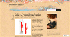 Desktop Screenshot of muffinspeaks.wordpress.com