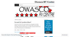 Desktop Screenshot of owascorvcentre.wordpress.com