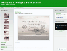 Tablet Screenshot of philemonbasketball.wordpress.com