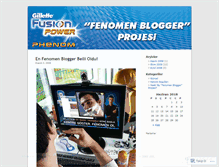 Tablet Screenshot of fenomenblogger.wordpress.com