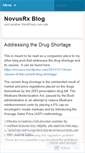 Mobile Screenshot of novusrx.wordpress.com
