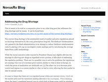 Tablet Screenshot of novusrx.wordpress.com